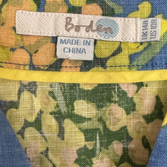 Boden Lonen Floral Shift Dress (14R) - Picture 2 of 7